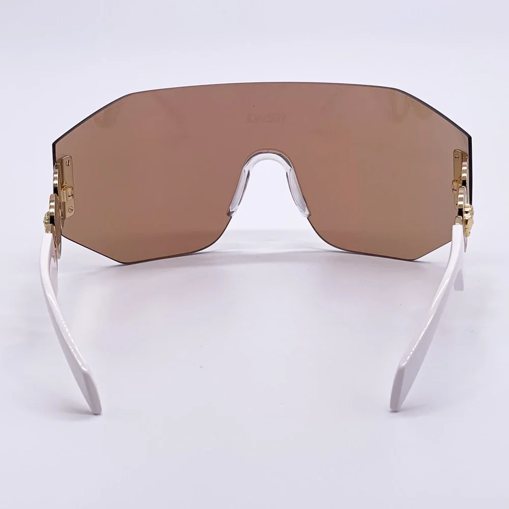 NEW VE2258 1002/7J UNISEX VERSACE SHIELD SUNGLASSES MOD 2258 10027J EYEWEAR